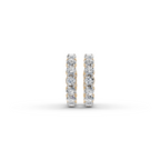 3.00 ct Modern Lab Diamond Hoop EarHoops Earring