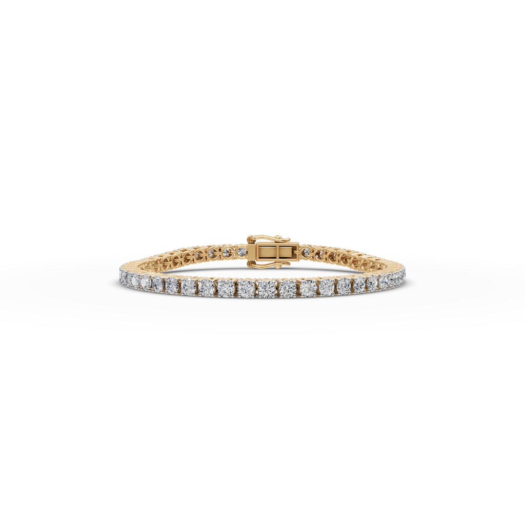 7.00 ct Lab Grown Round Diamond Tennis Bracelet - Sustainable Luxury Jewelry Gift