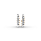 4.00 ct Everyday Lab Diamond Hoop EarHoops Earring