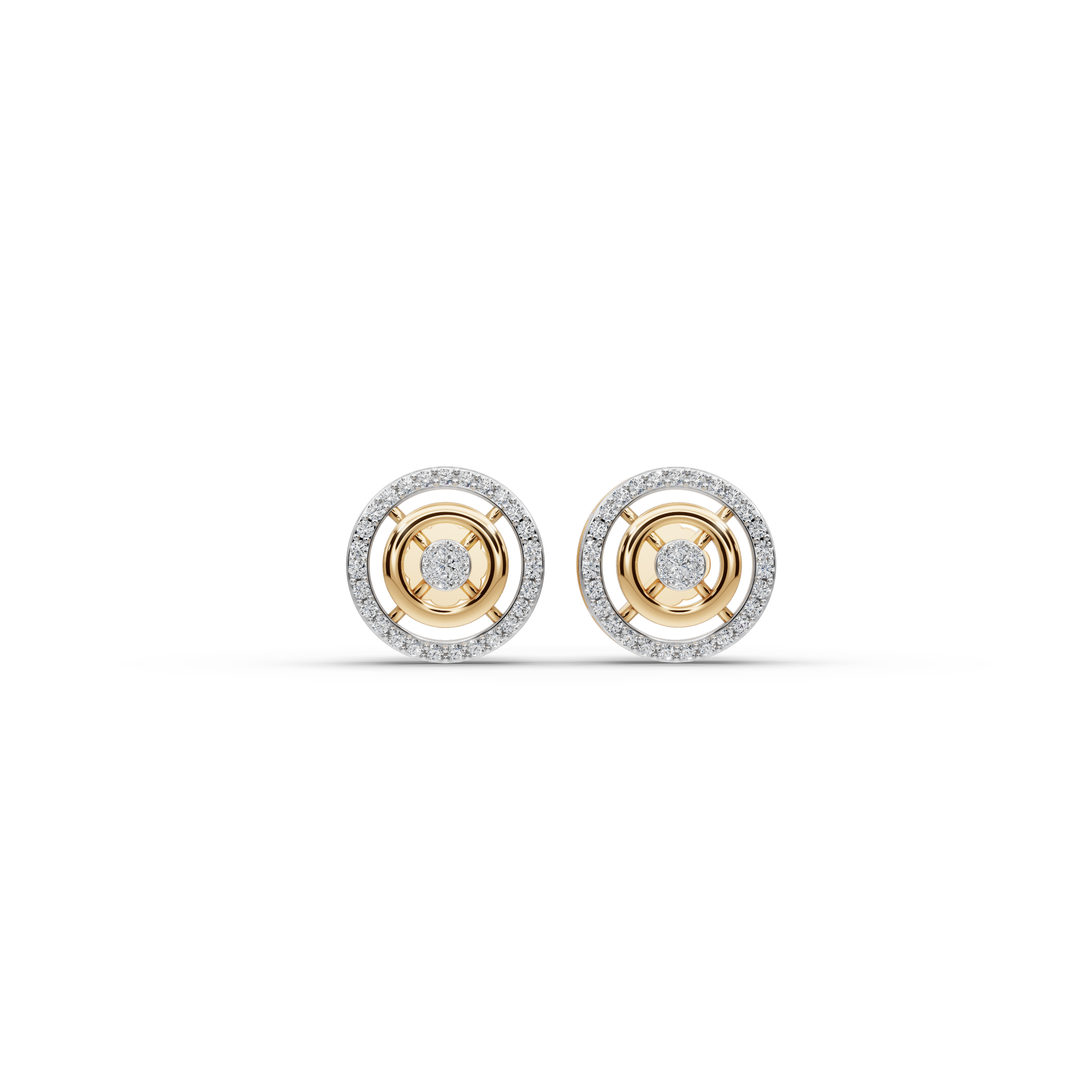 Classic Circle Lab-Grown Diamond Earrings