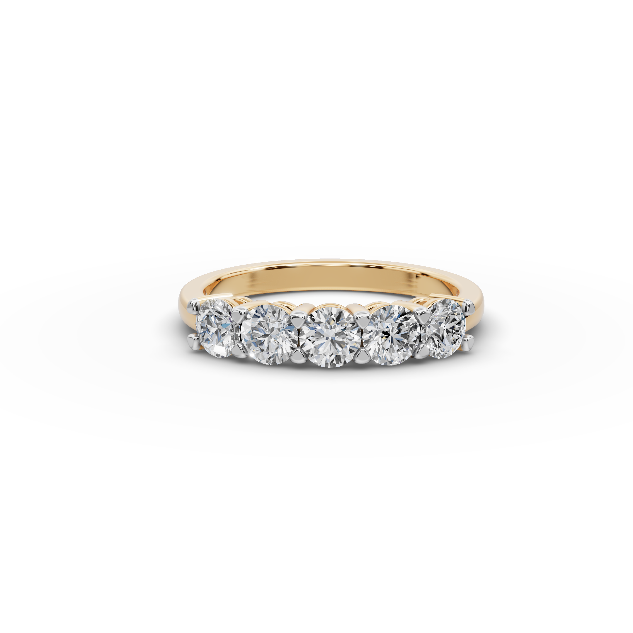 1.00 ct Five-Stone Lab-Grown Diamond Ring