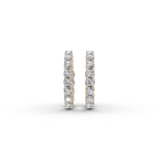 2.00 ct Luxury Lab Diamond Round Hoop EarHoops Earring
