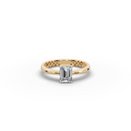 0.75 tcw Emerald Cut Lab-Grown Diamond Ring