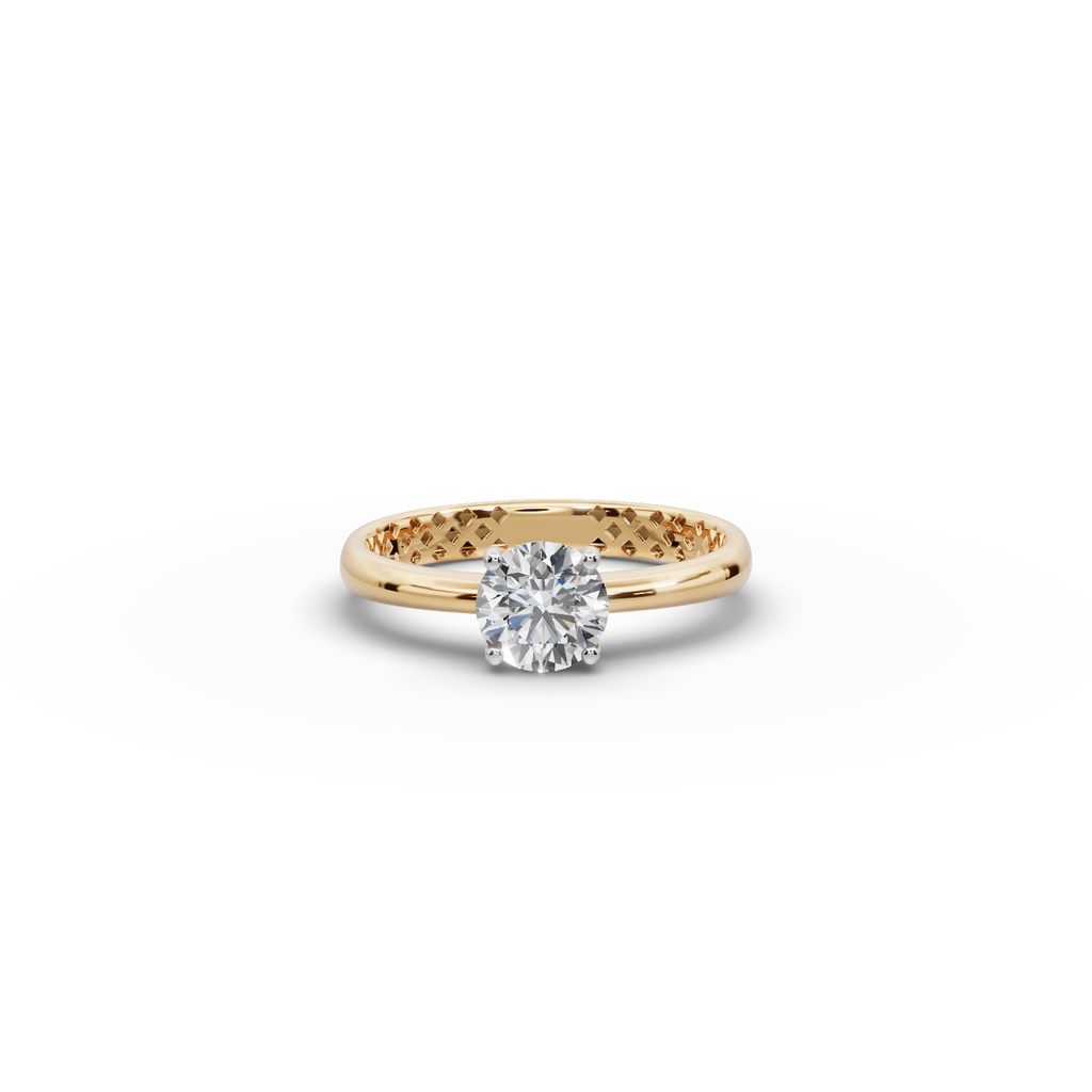 0.75 tcw Round Solitaire Lab-Grown Diamond Ring