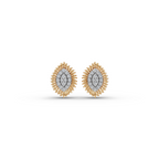 Marquise Sunburst Lab-Grown Diamond Earrings