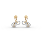 Infinity Swirl Lab-Grown Diamond Earrings