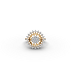 Sunburst Cluster Lab-Grown Diamond Ring
