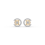 C Curve Lab-Grown Diamond Earrings