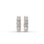 5.00 ct Gift-Ready Lab Diamond Hoop EarHoops Earring