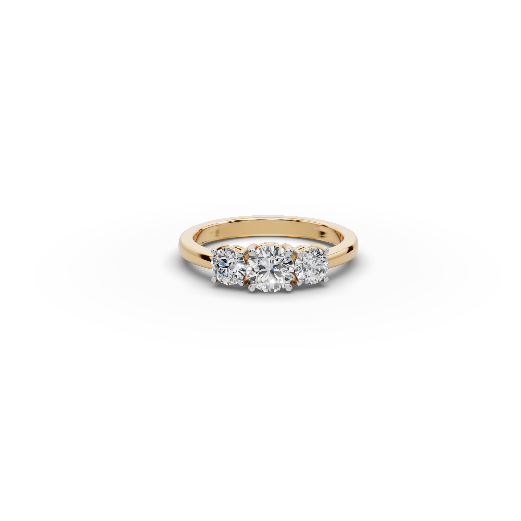 1.00 ct 3 Stone Lab-Grown Diamond Ring