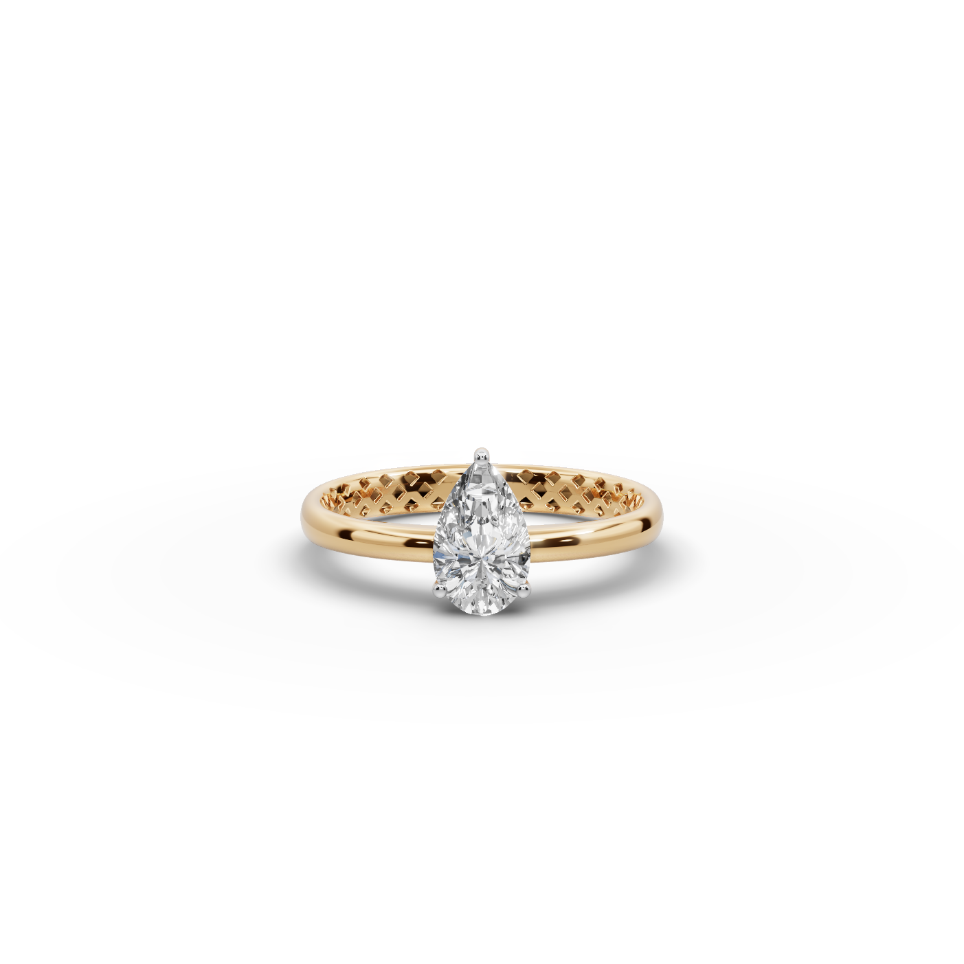 0.75 tcw Pear Solitaire Lab-Grown Diamond Ring