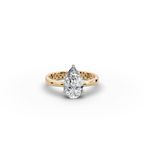 2 tcw Pear Cut Lab-Grown Diamond Ring