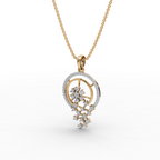 Floral Constellation Lab-Grown Diamond Pendant