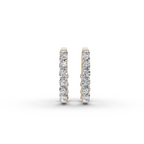 4.00 ct Red Carpet Lab Diamond Hoop EarHoops Earring