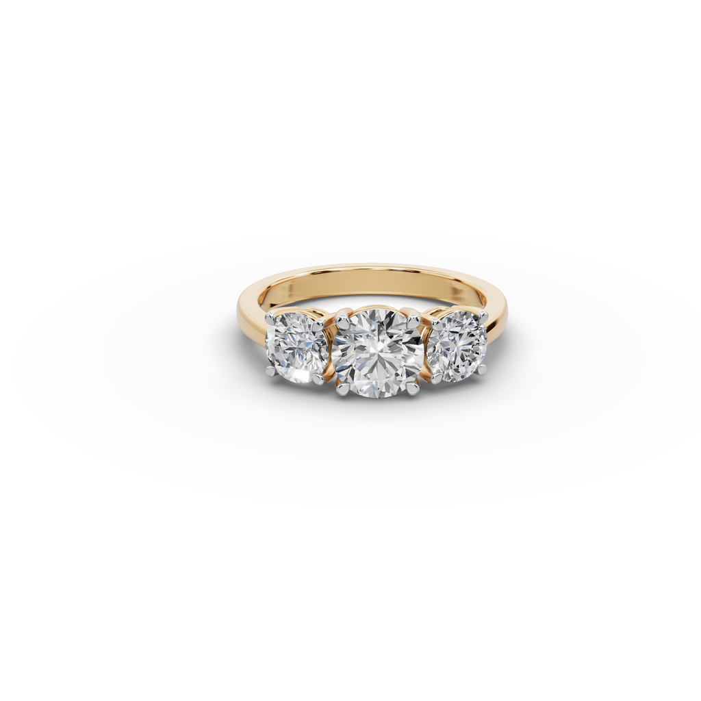 2.00 ct Bold 3-Stone Lab-Grown Diamond Ring