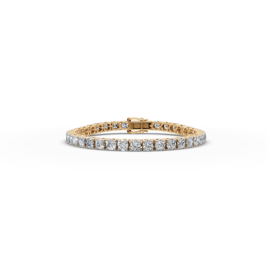12.00 ct Lab Grown Round Diamond Tennis Bracelet - Sustainable Jewelry