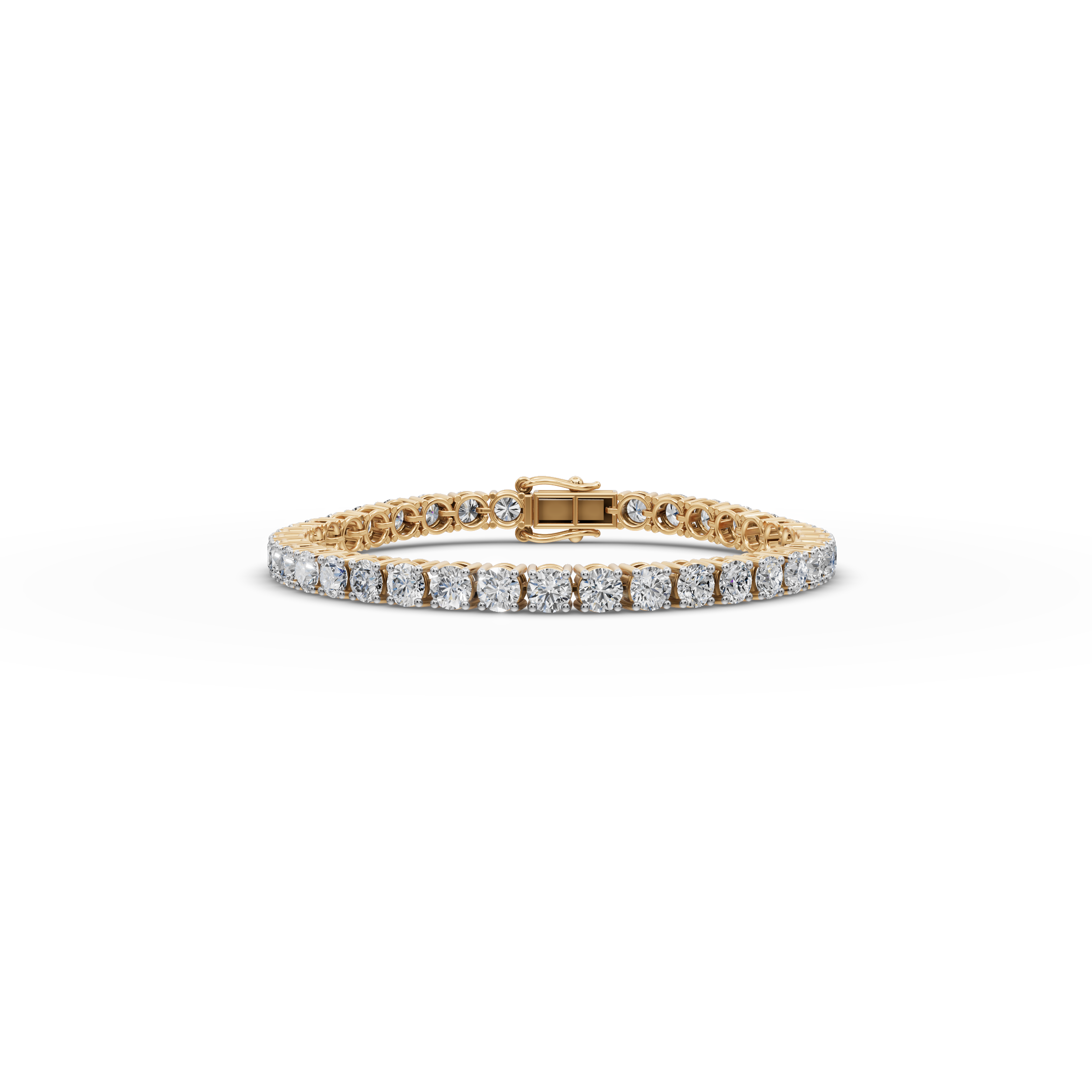 12.00 ct Lab Grown Round Diamond Tennis Bracelet - Sustainable Jewelry
