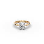 1.50 tcw Oval Cut Gold Lab-Grown Diamond Ring