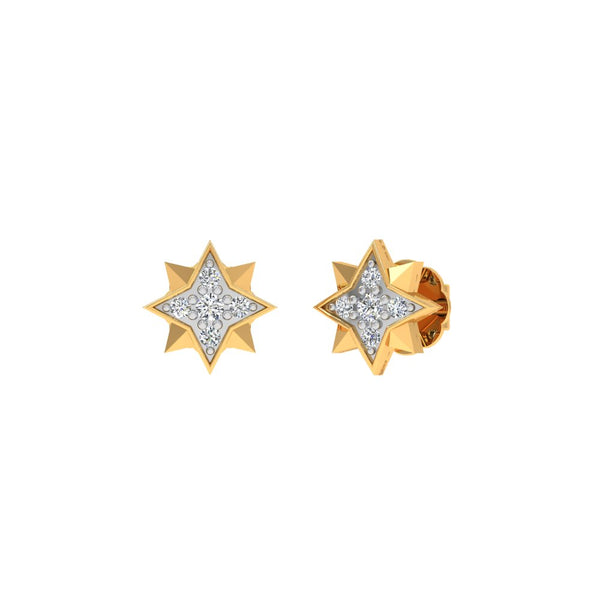 Radiant Star Stud Earrings