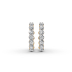 5.00 ct Gift-Ready Diamond Oval Shape Hoop Earring