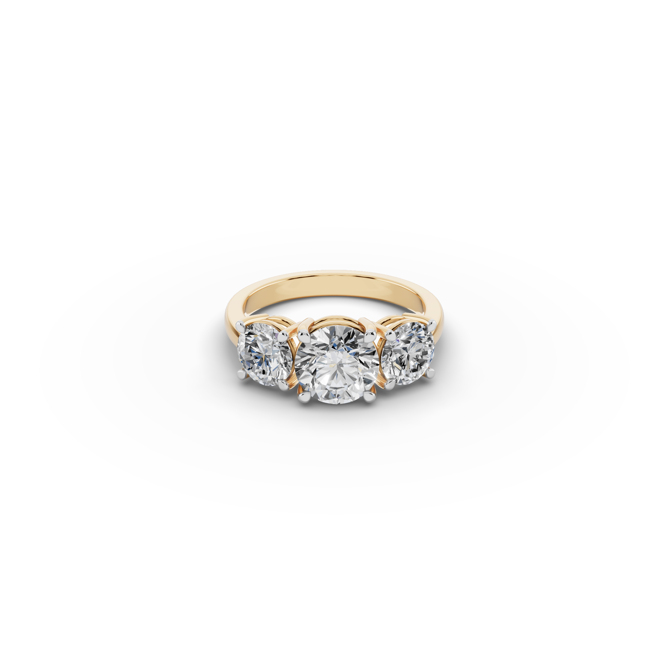 3.00 ct Grand 3-Stone Lab-Grown Diamond Ring