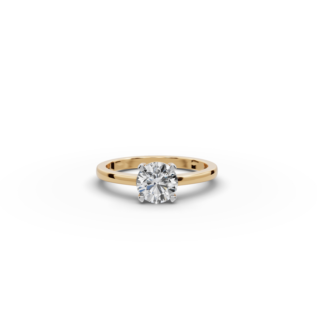 1.00 ct Minimalist Lab-Grown Diamond Solitaire Ring