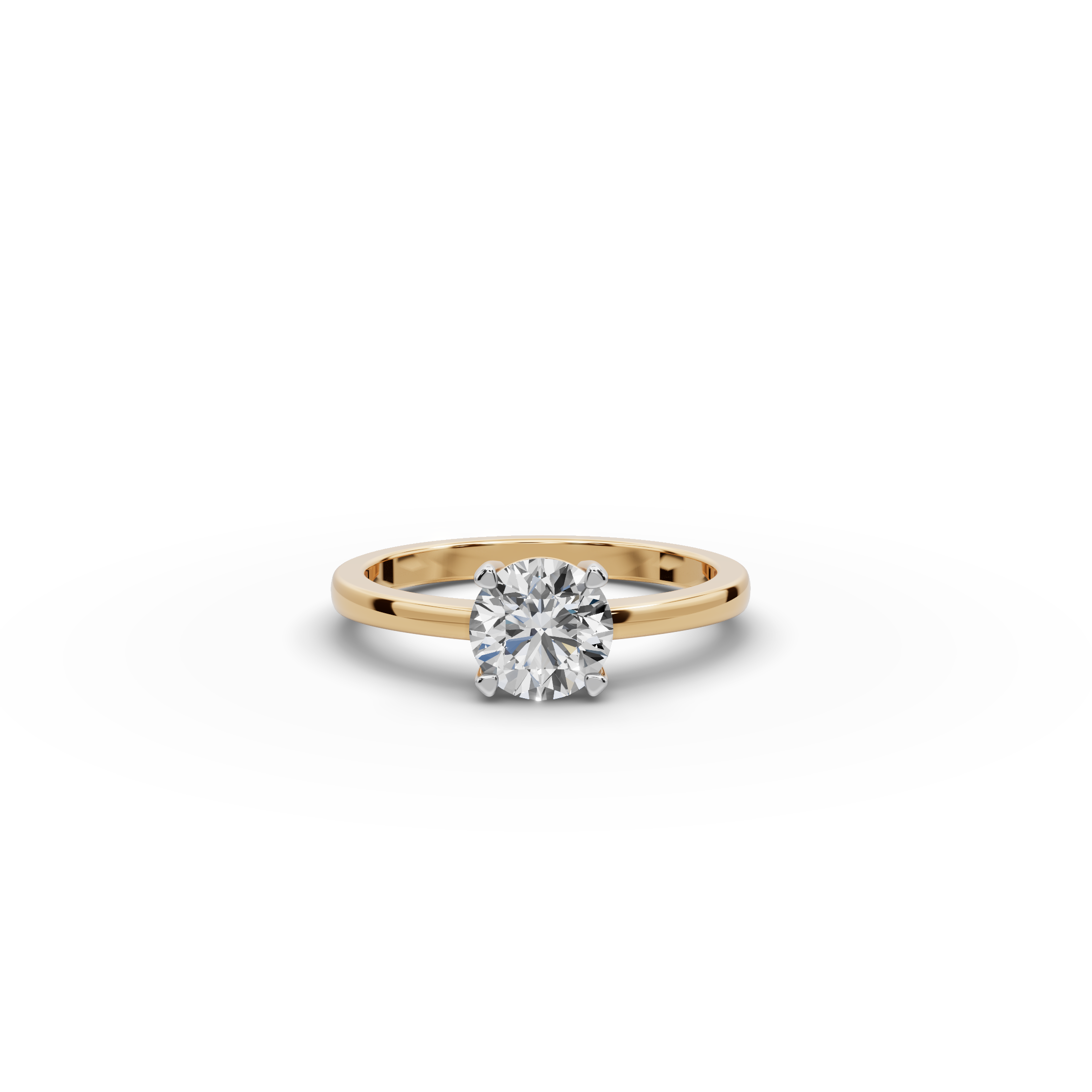 1.00 ct Minimalist Lab-Grown Diamond Solitaire Ring
