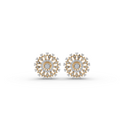 Radiant Petal Lab-Grown Diamond Earrings