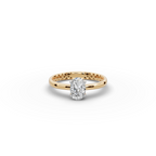 0.75 tcw Oval Cut Lab-Grown Diamond Ring