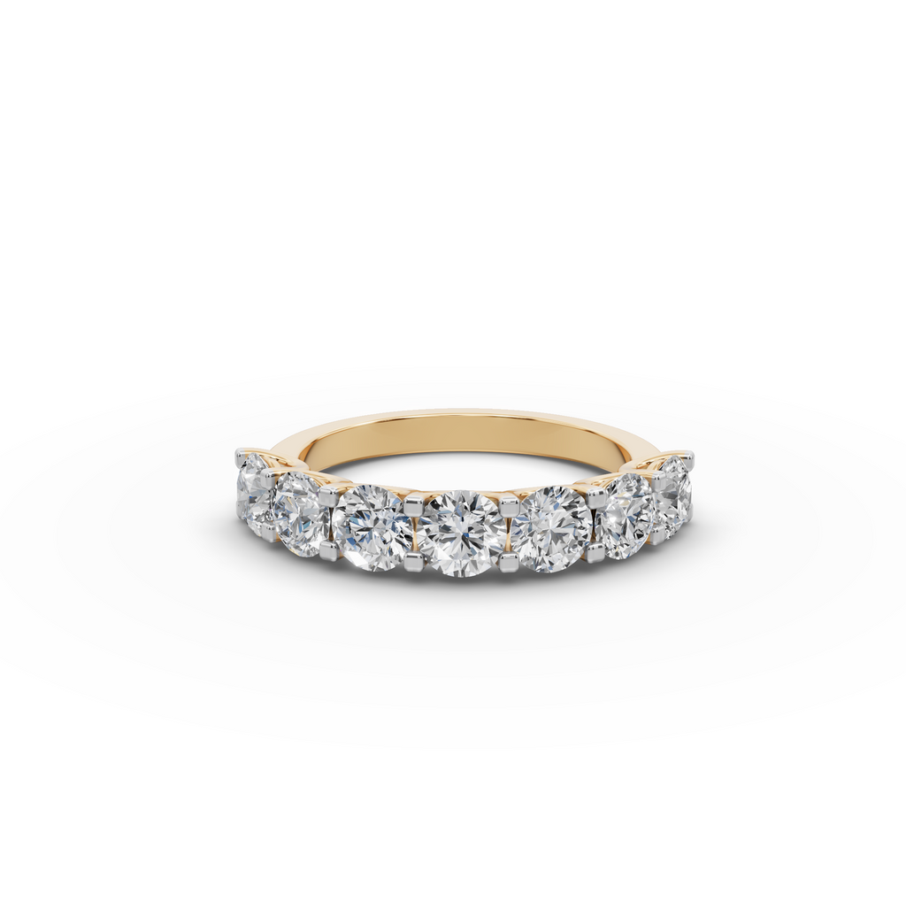 2.00 ct Forever Seven-Stone Lab Diamond Ring
