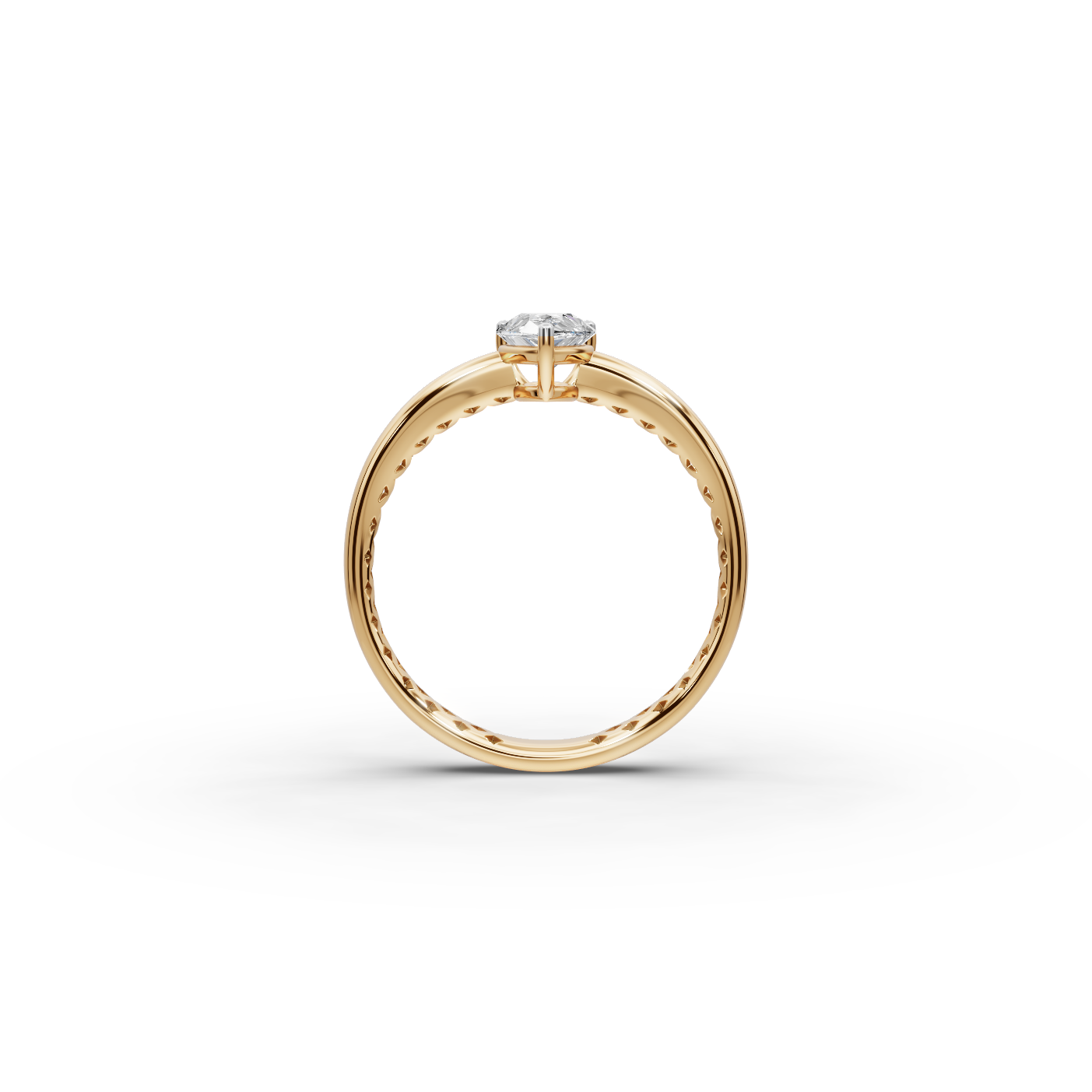 0.75 tcw Pear Solitaire Lab-Grown Diamond Ring