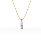 0.75 ct 3 Stone Lab Grown Diamond Pendant Ethical Fine Jewelry