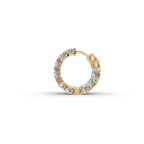 4.00 ct Everyday Lab Diamond Hoop EarHoops Earring