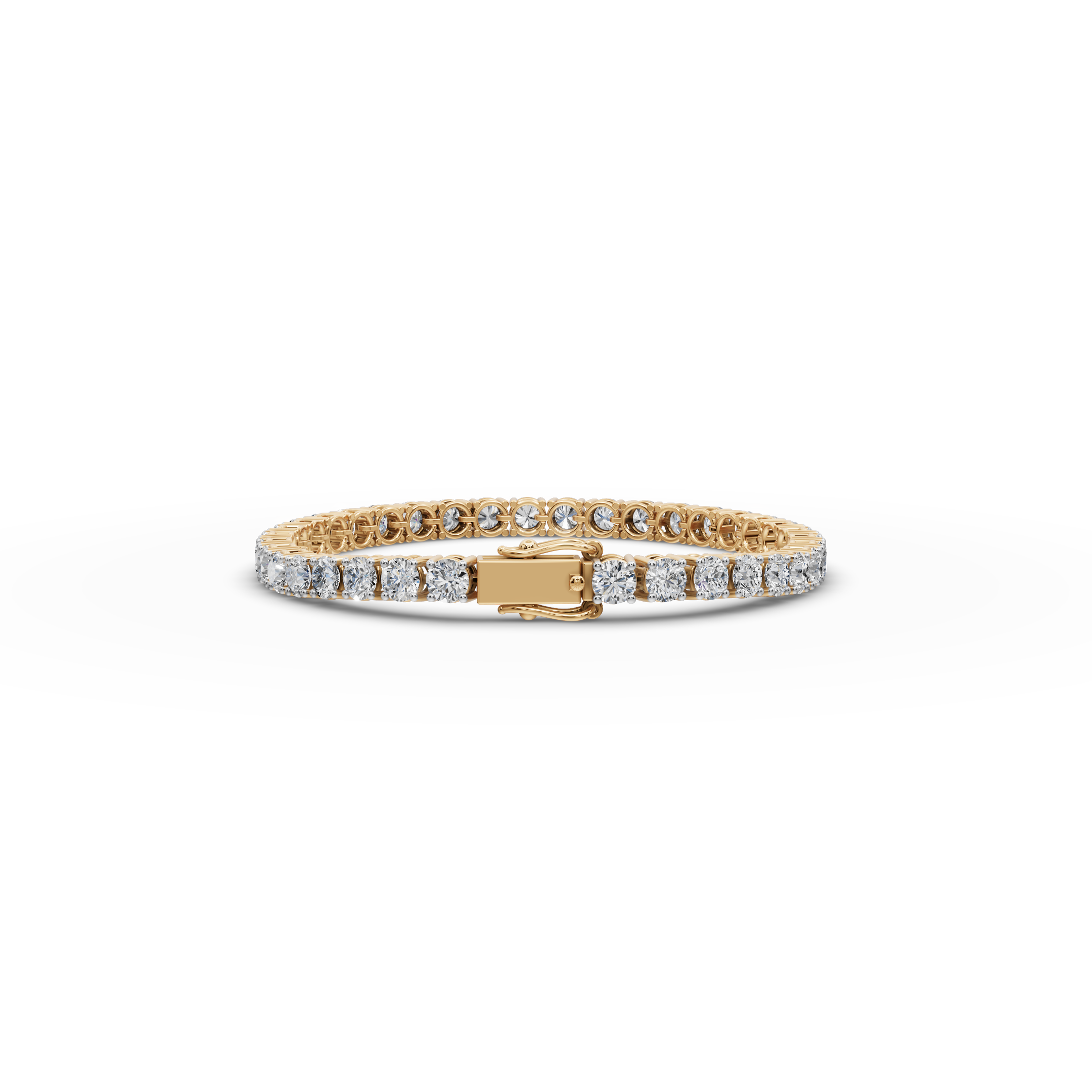 12.00 ct Lab Grown Round Diamond Tennis Bracelet - Sustainable Jewelry