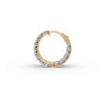 2.00 ct Luxury Lab Diamond Round Hoop EarHoops Earring