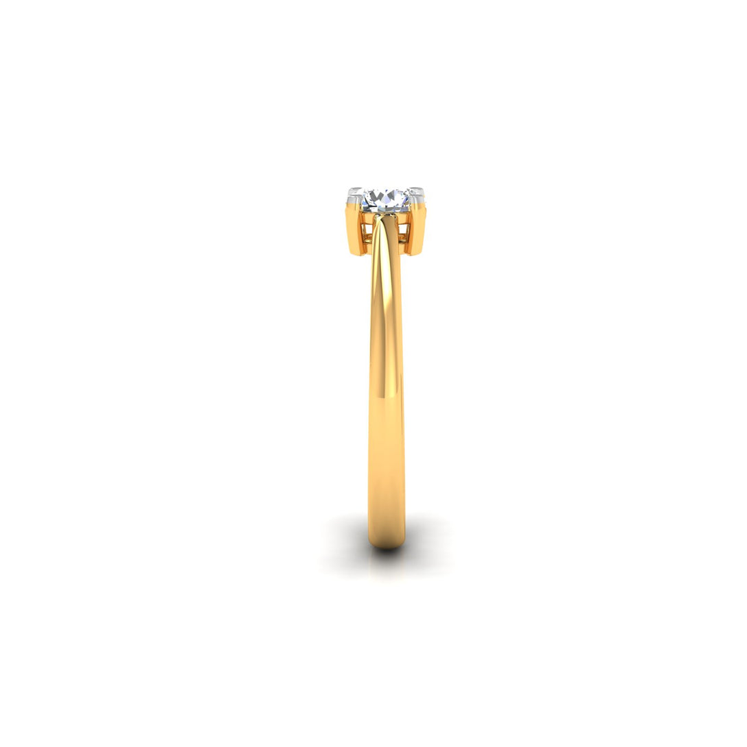 Classic Round Solitaire Ring with CVD 0.50 Ct. Lab-Grown Diamond.