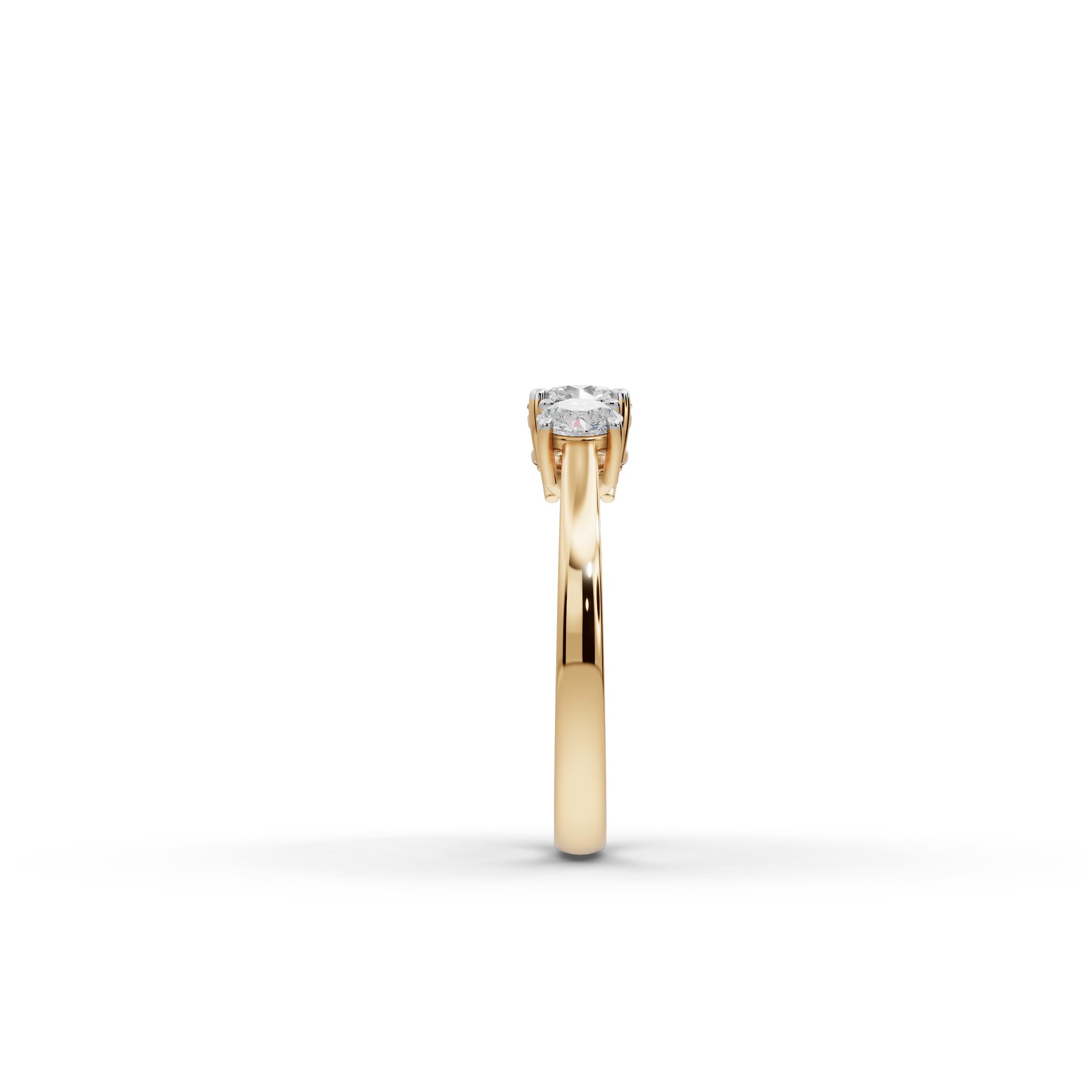 1.00 ct 3 Stone Lab-Grown Diamond Ring
