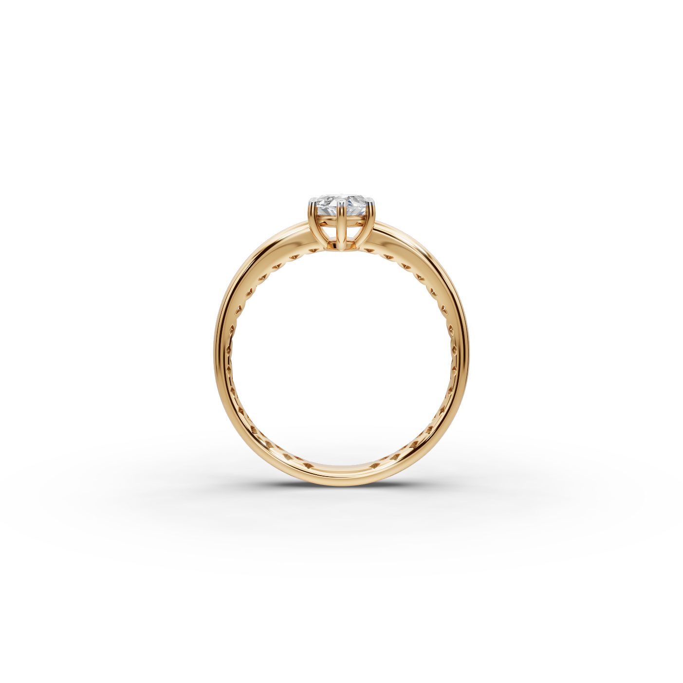 0.75 tcw Marquise Cut Lab-Grown Diamond Ring