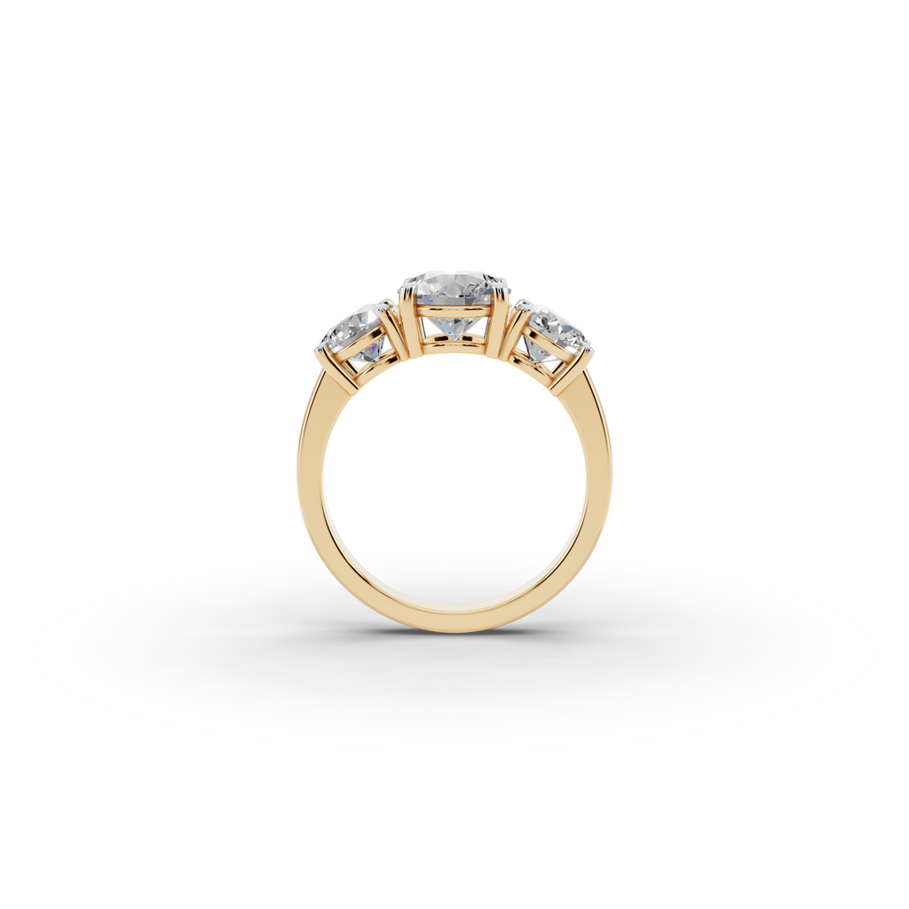 3.00 ct Grand 3-Stone Lab-Grown Diamond Ring