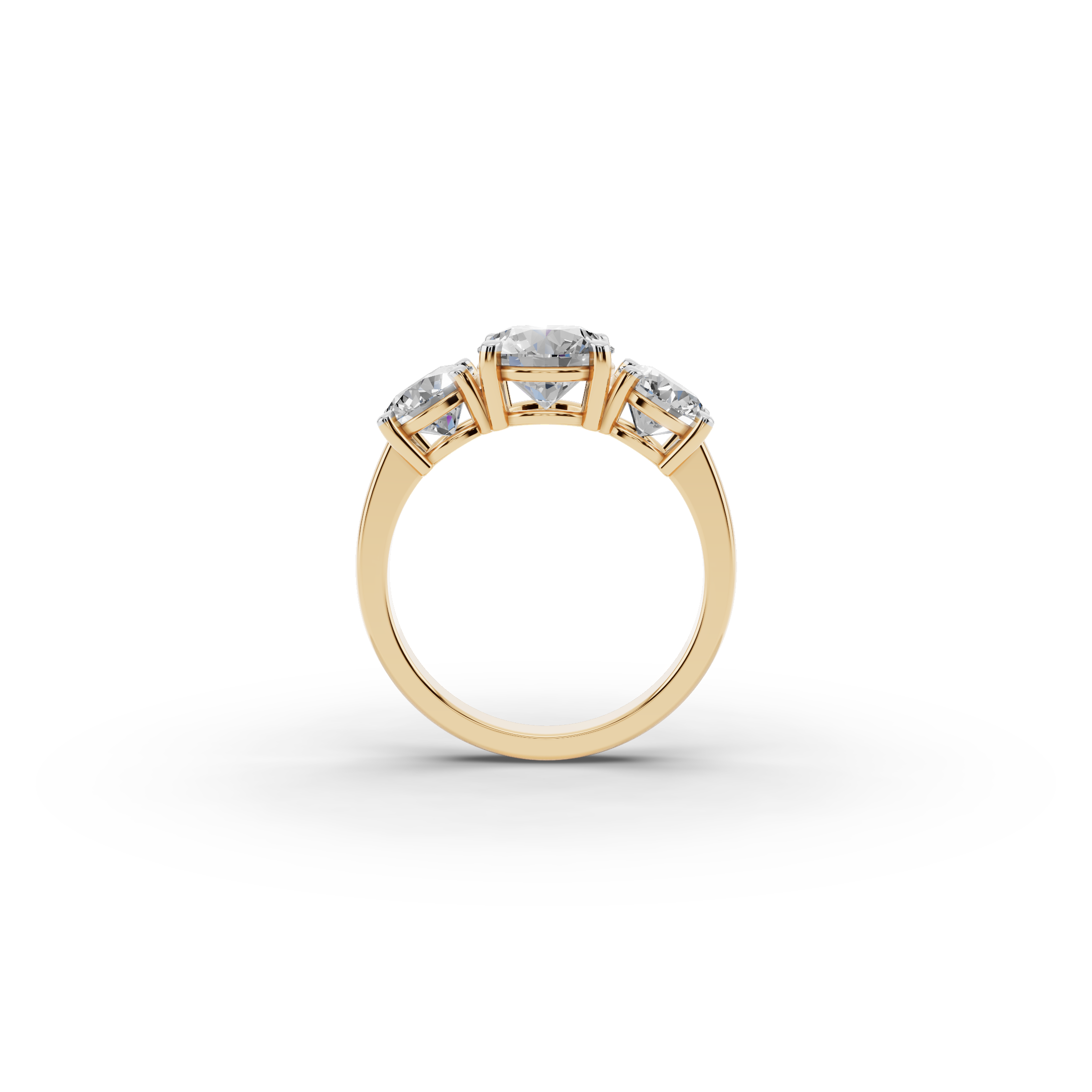 3.00 ct Grand 3-Stone Lab-Grown Diamond Ring