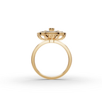 Lotus Petal Lab-Grown Diamond Ring