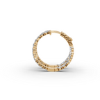 3.00 ct Bridal Lab Diamond Round Hoop EarHoops Earring