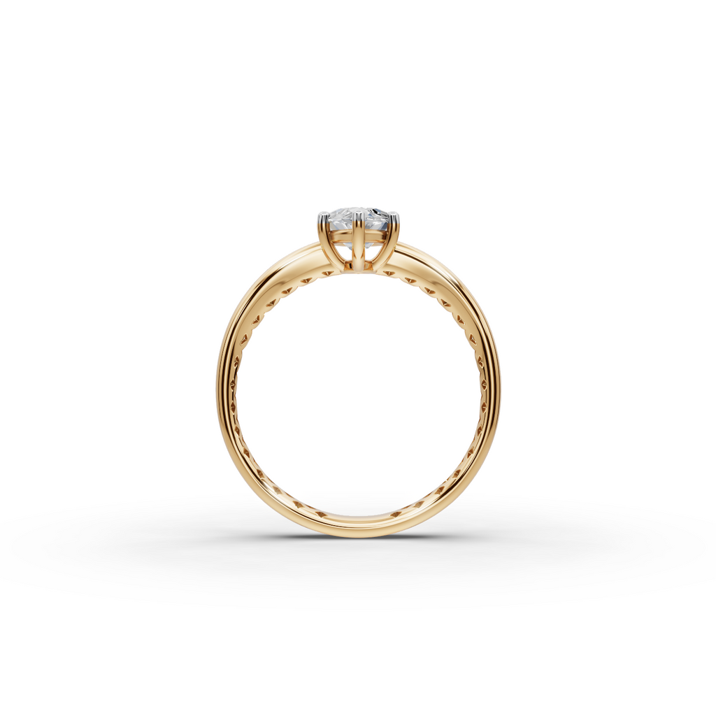 1 tcw Marquise Solitaire Lab-Grown Diamond Ring