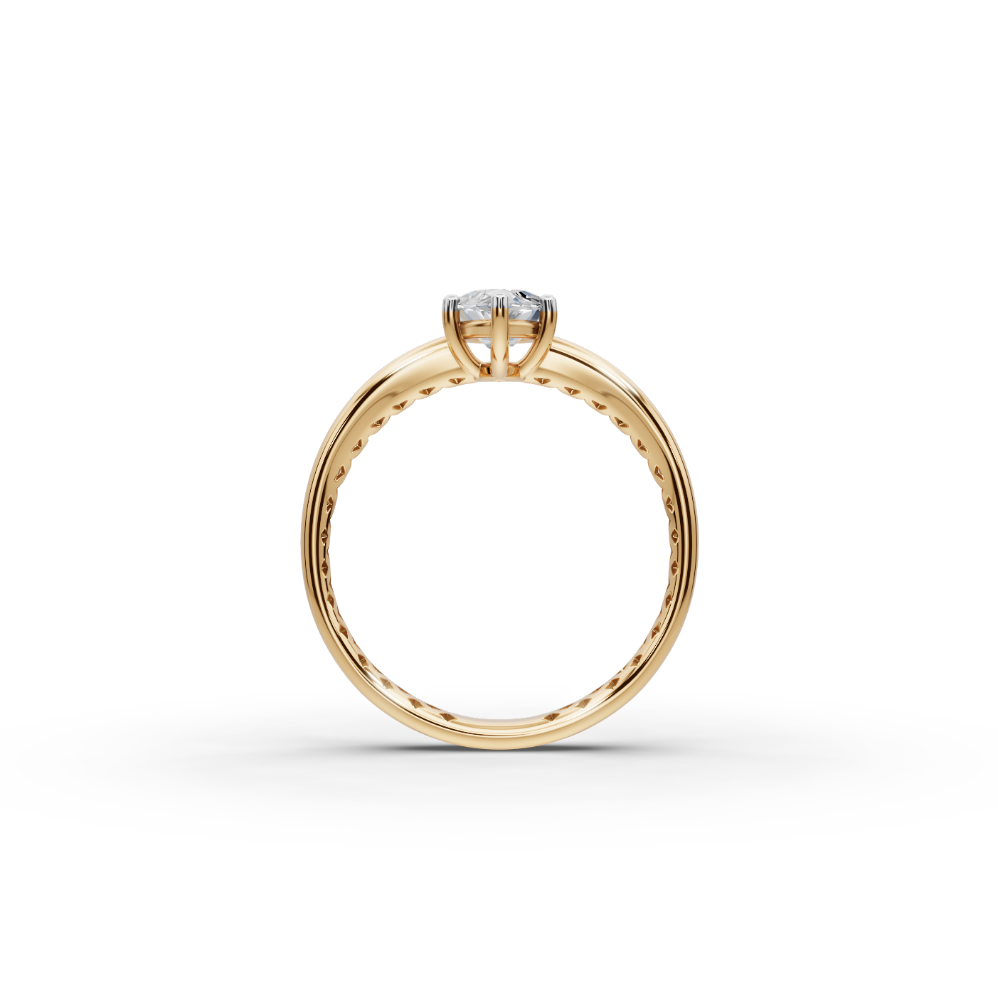 1 tcw Marquise Solitaire Lab-Grown Diamond Ring