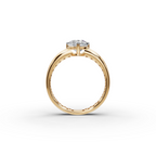 2 tcw Pear Cut Lab-Grown Diamond Ring