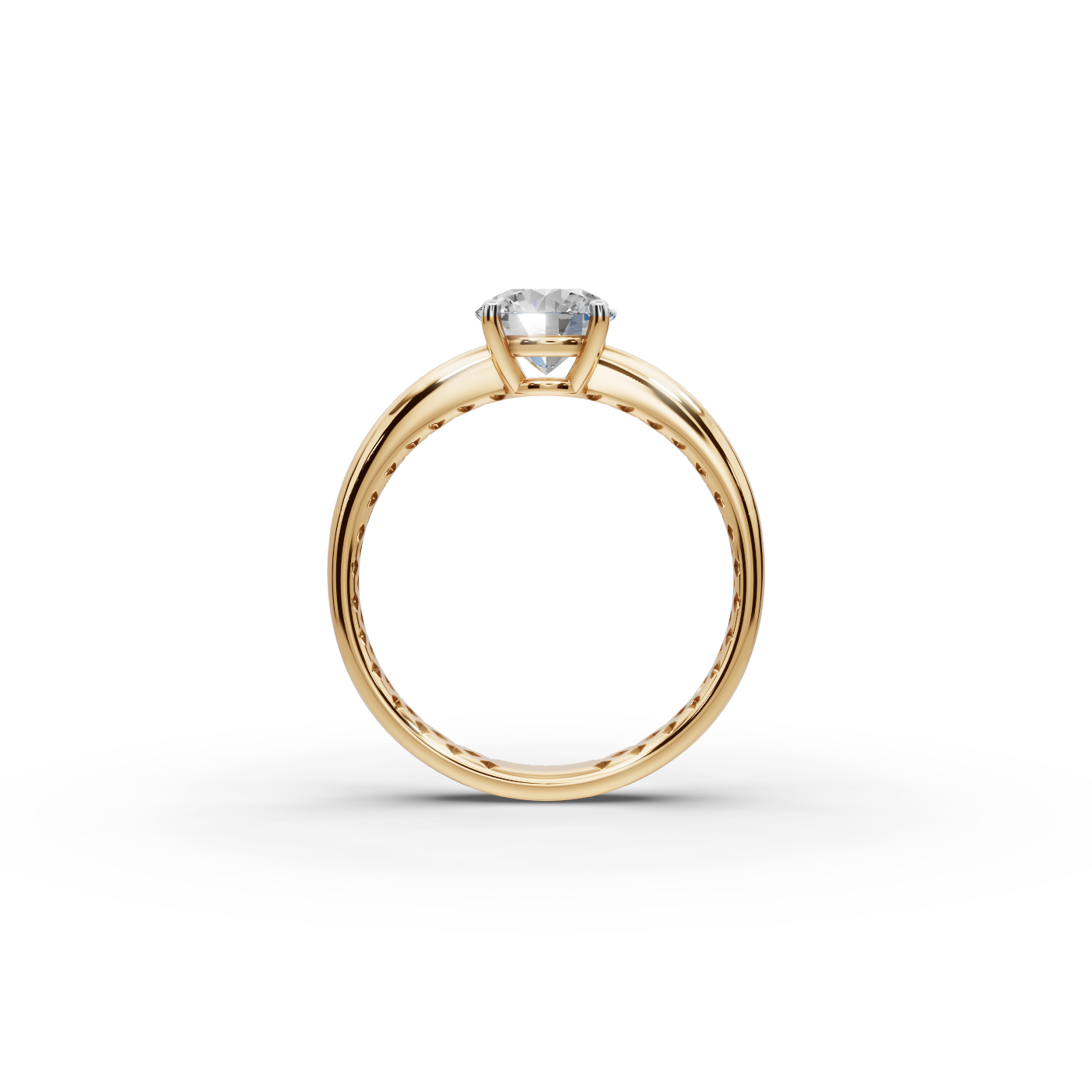 1 tcw. Round Classic Lab-Grown Diamond Ring