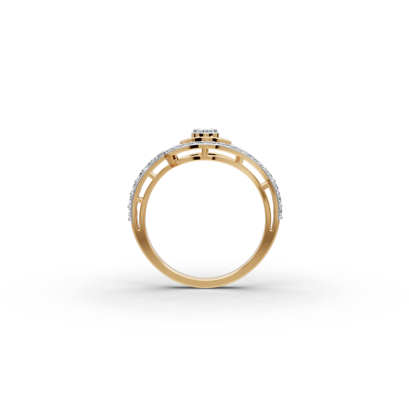 Teardrop Halo Lab-Grown Diamond Ring