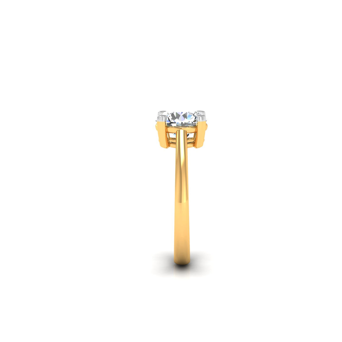 Classic Round Solitaire Ring with CVD 2.00 Ct. Lab-Grown Diamond.