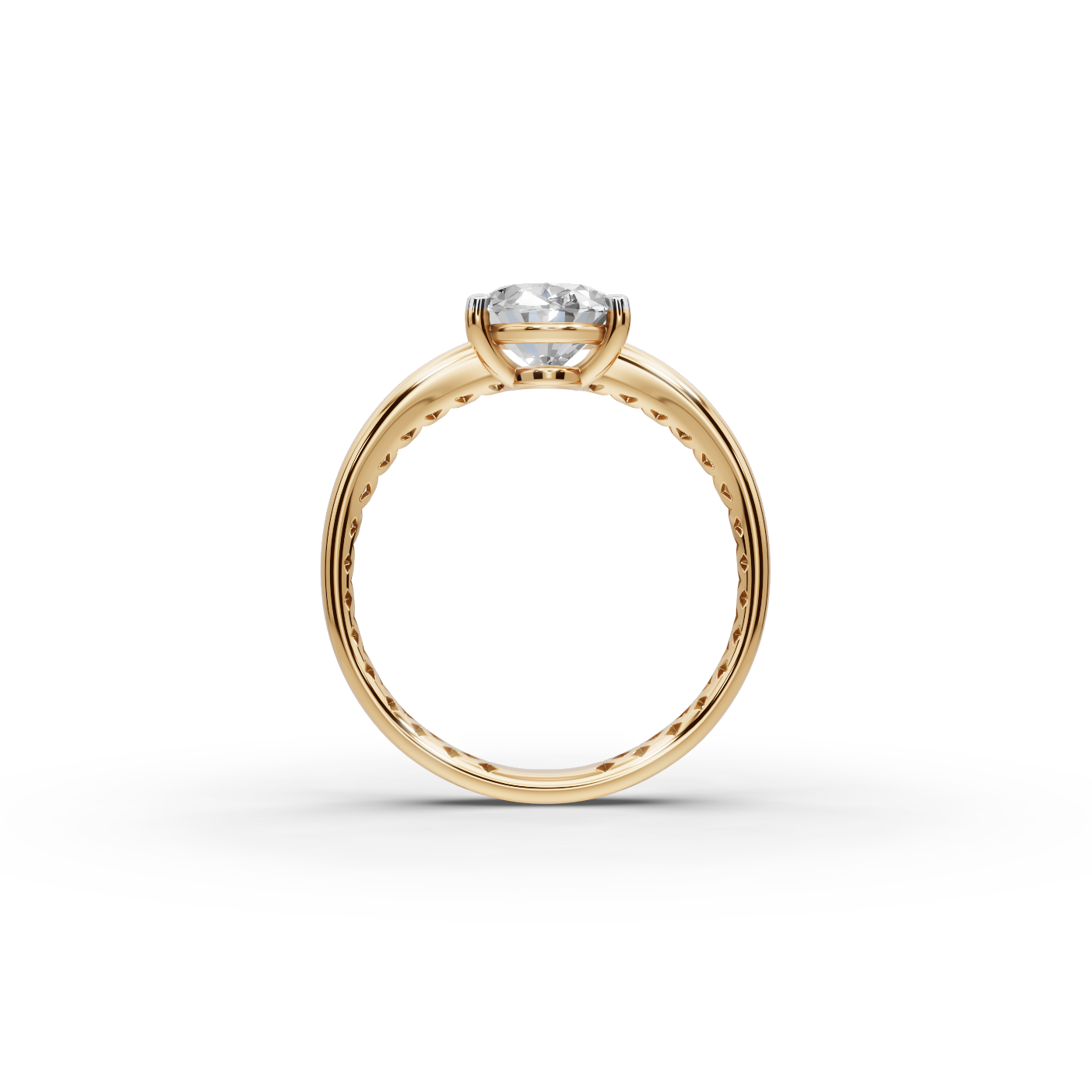 2.00 tcw Oval shape Lab-Grown Diamond Ring