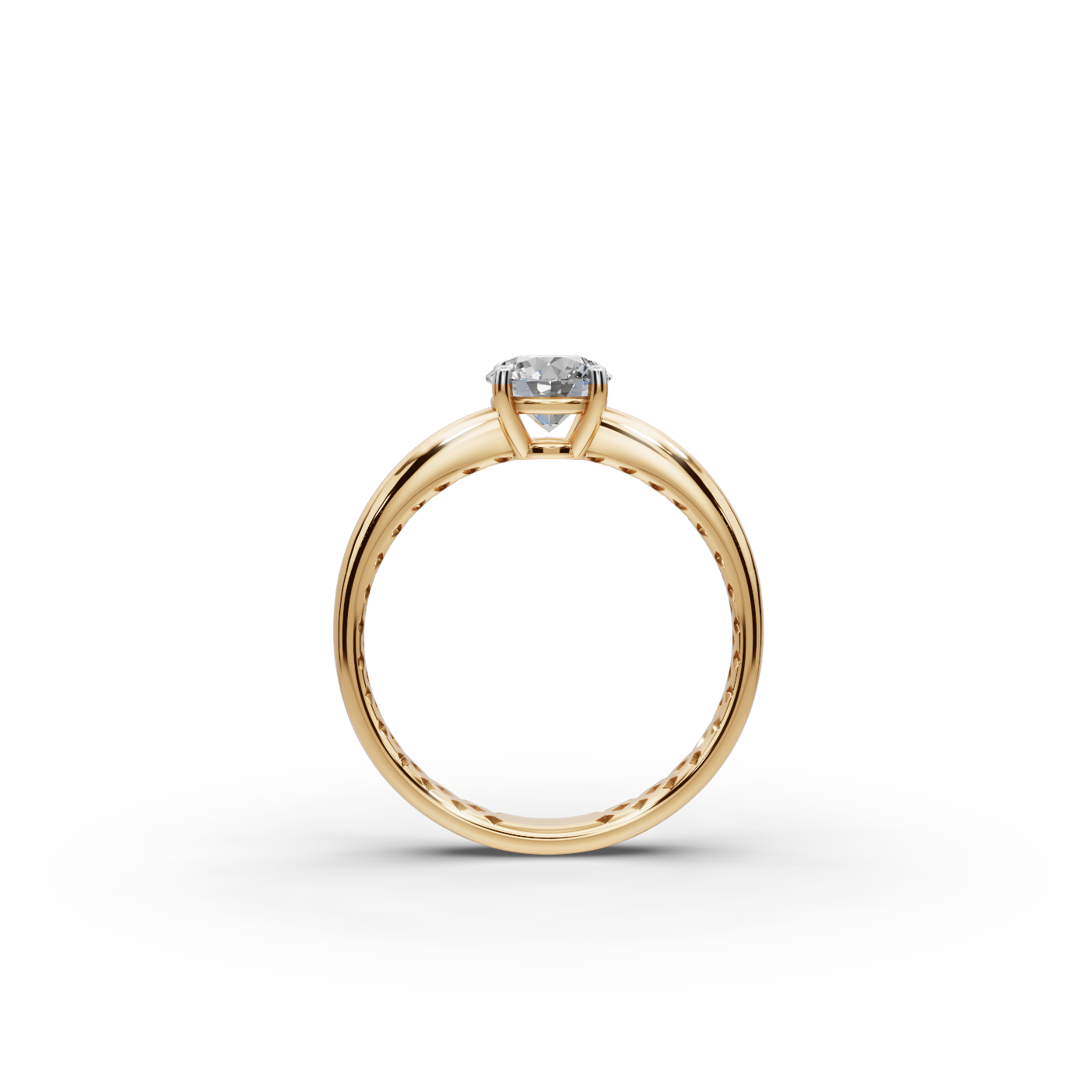 0.75 tcw Round Solitaire Lab-Grown Diamond Ring